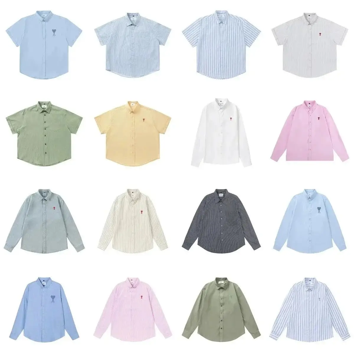 AMI Paris Heart Logo Shirt [27 styles]